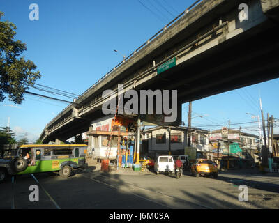 08868 Nagtahan Link Bridge 5 Flyover Railway PNR Beata Pandacan Manila Stock Photo