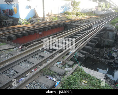 08868 Nagtahan Link Bridge 6 Flyover Railway PNR Beata Pandacan Manila Stock Photo