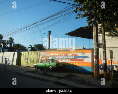 08868 Nagtahan Link Bridge 22 Flyover Railway PNR Beata Pandacan Manila Stock Photo