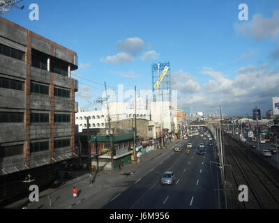 0866JfC. Jose Footbridge EDSA Malibay Barangays Pasay City  01 Stock Photo