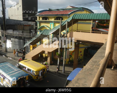 0866JfC. Jose Footbridge EDSA Malibay Barangays Pasay City  10 Stock Photo