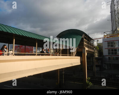 0866JfC. Jose Footbridge EDSA Malibay Barangays Pasay City  20 Stock Photo