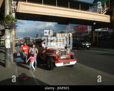 0866JfC. Jose Footbridge EDSA Malibay Barangays Pasay City  24 Stock Photo