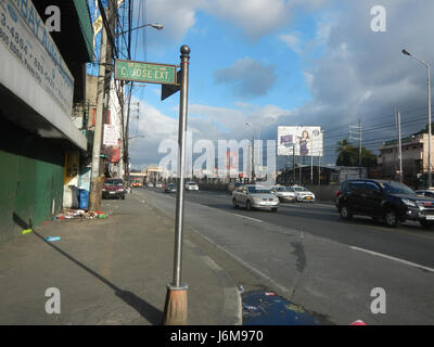 0901JfC. Jose Footbridge EDSA Malibay Barangays Cabrera Pasay City  16 Stock Photo