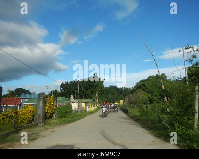 0601 Paddy fields Bagong Silang Ilog-Bulo San Miguel Bulacan Farm Market Road  17 Stock Photo