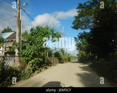 0601 Paddy fields Bagong Silang Ilog-Bulo San Miguel Bulacan Farm Market Road  24 Stock Photo