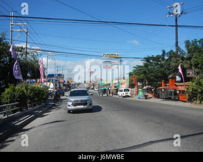 0850 Maharlika Highway Santa Rita Guiguinto Interchanges Bulacan  02 Stock Photo