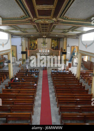 09170 Interior of the Immaculate Conception Parish Church Pandi, Bulacan  17 Stock Photo