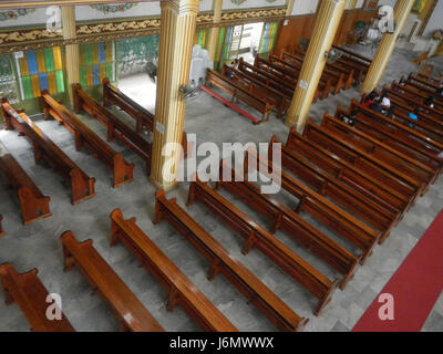 09170 Interior of the Immaculate Conception Parish Church Pandi, Bulacan  18 Stock Photo