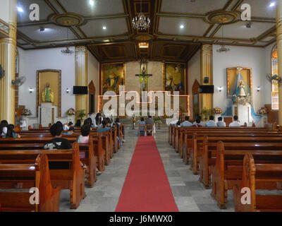 09170 Interior of the Immaculate Conception Parish Church Pandi, Bulacan  20 Stock Photo