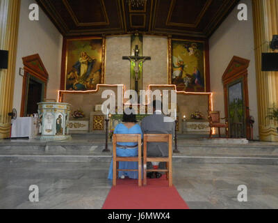 09170 Interior of the Immaculate Conception Parish Church Pandi, Bulacan  24 Stock Photo