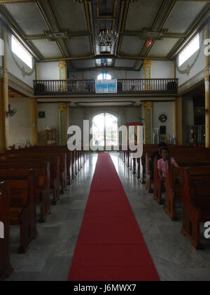 09170 Interior of the Immaculate Conception Parish Church Pandi, Bulacan  26 Stock Photo