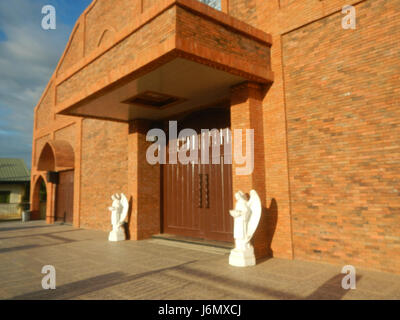 09557 Bahay Pare, Candaba, Pampanga Church School Roads  01 Stock Photo