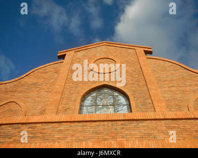 09557 Bahay Pare, Candaba, Pampanga Church School Roads  05 Stock Photo