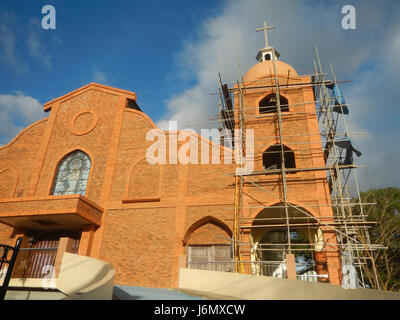 09557 Bahay Pare, Candaba, Pampanga Church School Roads  07 Stock Photo