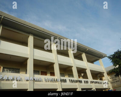 05656 Town Proper Municipal Hall Poblacion Santa Maria Bulacan Road  38 Stock Photo