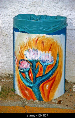 litter bin Stock Photo