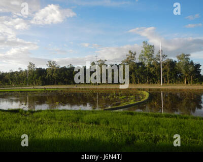 07198 Sunsets Paddy vegetable fields Upig Bagong Barrio San Ildefonso Bulacan  11 Stock Photo