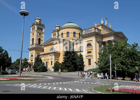 Eger Basilica (Cathedral Basilica of St. John the Apostle), Eger, Hungary. Stock Photo