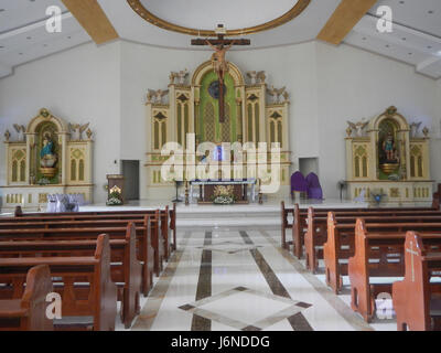 09754 San Isidro Labrador Parish Church Liciada, Bustos Bulacan  01 Stock Photo