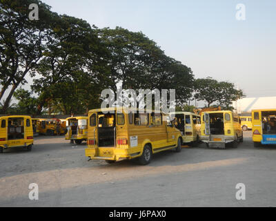 0673 Santo Domingo, Angeles City, Pampanga Jeep Transport Terminal  03 Stock Photo