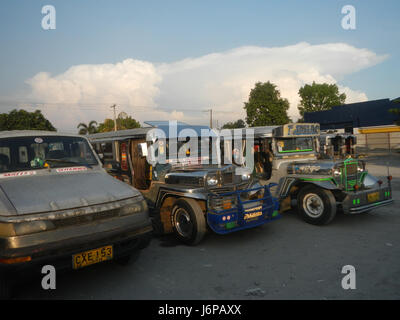 0673 Santo Domingo, Angeles City, Pampanga Jeep Transport Terminal  23 Stock Photo