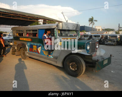 0673 Santo Domingo, Angeles City, Pampanga Jeep Transport Terminal  26 Stock Photo