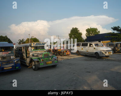 0673 Santo Domingo, Angeles City, Pampanga Jeep Transport Terminal  28 Stock Photo