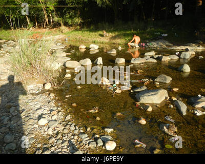 0637 Akle Bridge River San Ildefonso, Bulacan  02 Stock Photo