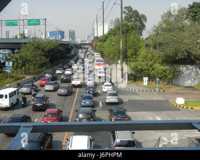 08691 Forbes Park Makati Central District Buendia MRT Station EDSA Road  23 Stock Photo