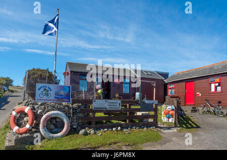 The Post Office at Arinagour on the Isle of Coll Scotland Stock Photo