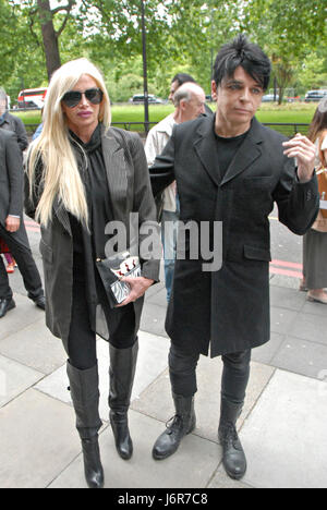 London, UK, 18/05/2017 Gary Numan arrives for the 2017 annual  Ivor Novello at the Cavendish House Hotel in Park Lane. Stock Photo