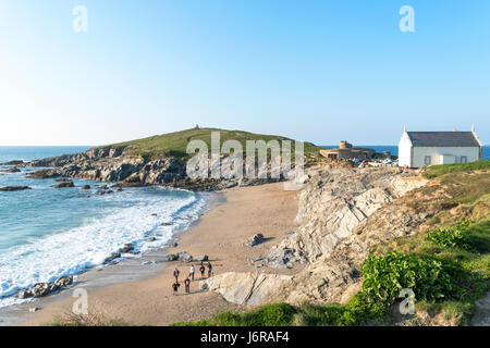 little fistral beach at newquay, cornwall, england, britain, uk Stock Photo