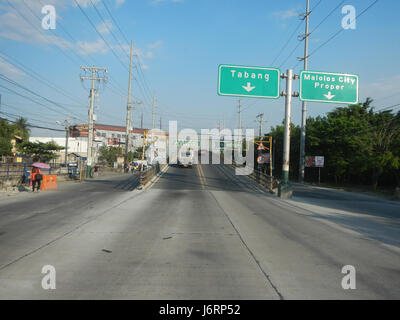 09481 Malolos City overpass bridge MacArthur Highway Bulacan  10 Stock Photo