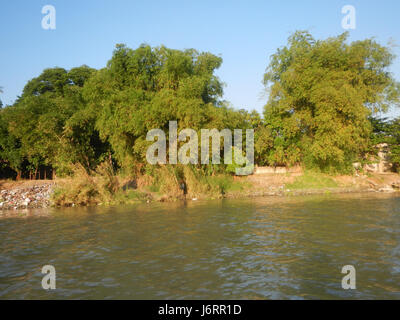 0905 Riversides Districts Blue Sky Calumpit Bulacan Apalit Pampanga villages  18 Stock Photo