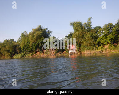 0905 Riversides Districts Blue Sky Calumpit Bulacan Apalit Pampanga villages  21 Stock Photo