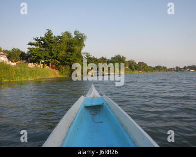 0905 Riversides Districts Blue Sky Calumpit Bulacan Apalit Pampanga villages  37 Stock Photo