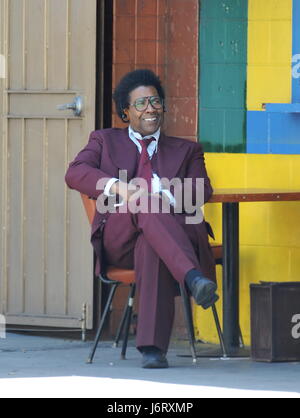 Denzel Washington filming 'Inner City'  Featuring: Denzel Washington Where: Los Angeles, California, United States When: 20 Apr 2017 Credit: Cousart/JFXimages/WENN.com Stock Photo