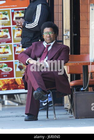 Denzel Washington filming 'Inner City'  Featuring: Denzel Washington Where: Los Angeles, California, United States When: 20 Apr 2017 Credit: Cousart/JFXimages/WENN.com Stock Photo