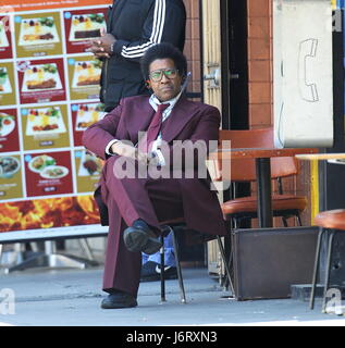 Denzel Washington filming 'Inner City'  Featuring: Denzel Washington Where: Los Angeles, California, United States When: 20 Apr 2017 Credit: Cousart/JFXimages/WENN.com Stock Photo