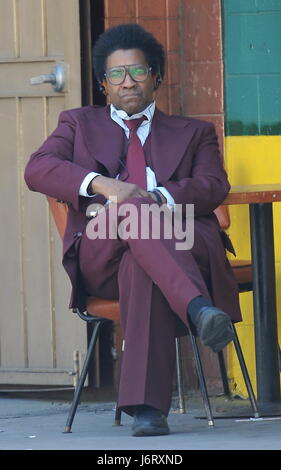 Denzel Washington filming 'Inner City'  Featuring: Denzel Washington Where: Los Angeles, California, United States When: 20 Apr 2017 Credit: Cousart/JFXimages/WENN.com Stock Photo