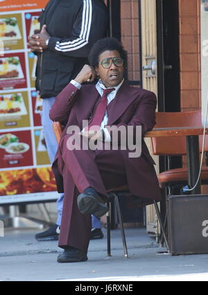 Denzel Washington filming 'Inner City'  Featuring: Denzel Washington Where: Los Angeles, California, United States When: 20 Apr 2017 Credit: Cousart/JFXimages/WENN.com Stock Photo