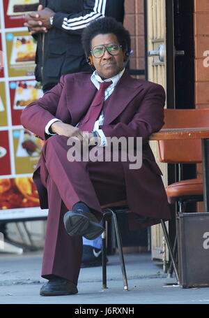 Denzel Washington filming 'Inner City'  Featuring: Denzel Washington Where: Los Angeles, California, United States When: 20 Apr 2017 Credit: Cousart/JFXimages/WENN.com Stock Photo