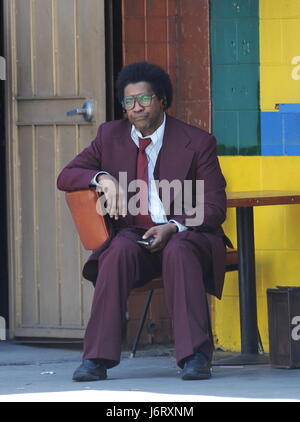 Denzel Washington filming 'Inner City'  Featuring: Denzel Washington Where: Los Angeles, California, United States When: 20 Apr 2017 Credit: Cousart/JFXimages/WENN.com Stock Photo