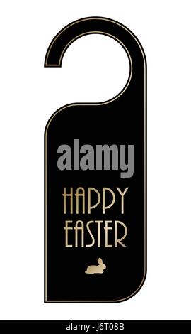 easter door knob, vector, eps10 Stock Vector
