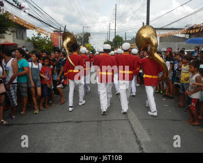 09721 San Isidro Labrador Parish Fiesta Pulilan Bulacan Carabao Kneeling Festival 2017  03 Stock Photo