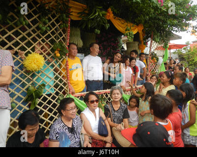 09721 San Isidro Labrador Parish Fiesta Pulilan Bulacan Carabao Kneeling Festival 2017  08 Stock Photo