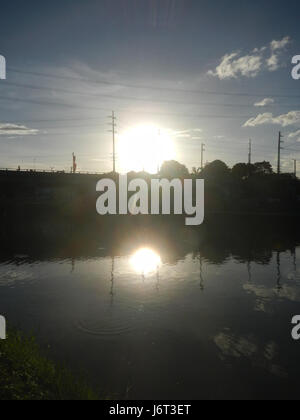 0939 Marikina River Park Carabaos statues  03 Stock Photo