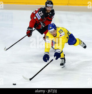 Tampere, Finland. 24th May, 2022. William Nylander of Sweden in