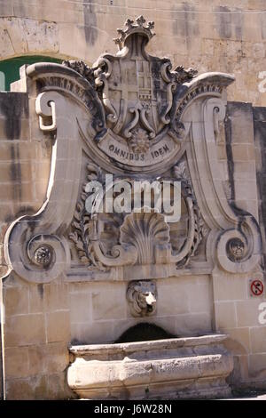 historical ruin malta fountain style of construction architecture architectural Stock Photo